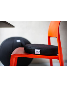 Balanční sedák PIL&PED s látkovým potahem LEIV Black ø36cm | VLUV - 1 2