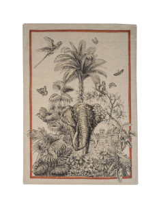 copy of Linen towel Barnum elephants | TESSITURA TOSCANA TELERIE - 1
