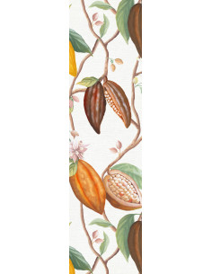 Bavlněný běhoun s potiskem Cocoa, 45x170 | TESSITURA...