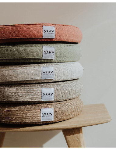 Balancing seat PIL&PED with fabric cover SOVA Toffee ø36cm | VLUV - 4