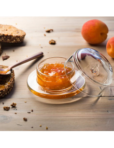 Skleněná dóza Včela na džem/ máso - 1 2