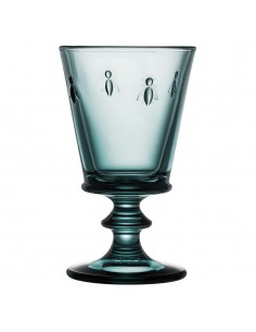 Barevná sklenice na víno Včela, modrá | LA ROCHÈRE-1