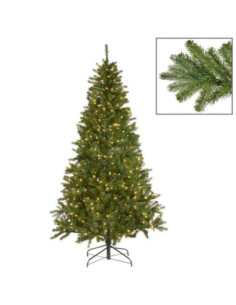 Green Christmas tree - spruce with LED lighting, 180cm |...