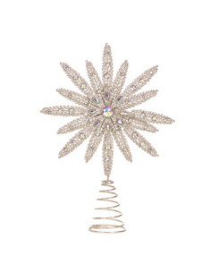 Vánoční dekorace – zdobená vločka na vánoční stromek ve...