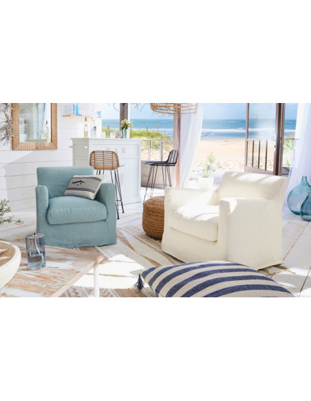 Křeslo Bandol se světlým, snímatelným potahem 2.kat | HOME SPIRIT