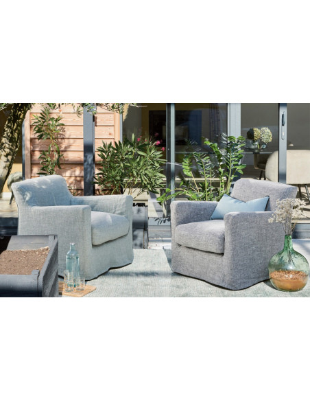 Křeslo Bandol se světlým, snímatelným potahem 2.kat | HOME SPIRIT