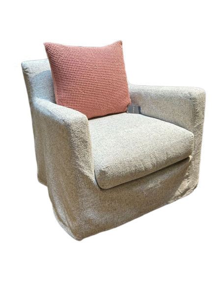 Křeslo Bandol se světlým, snímatelným potahem 2.kat | HOME SPIRIT