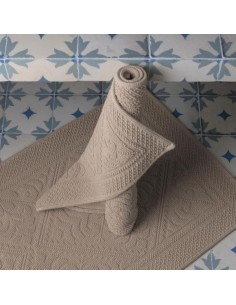 Bathroom mat Enzo maxi 70x140 Lin | VIVARAISE - 1 2
