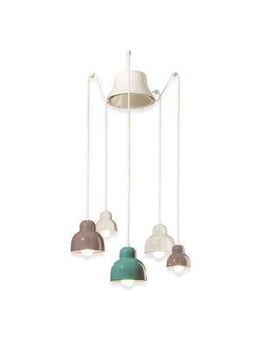 Stropní světlo Berimbau s 5stínidly, C 2608 |...