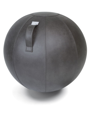 Sedací / jóga míč s potahem umělé kůže VEEL Elephant 60-65cm | VLUV - 1