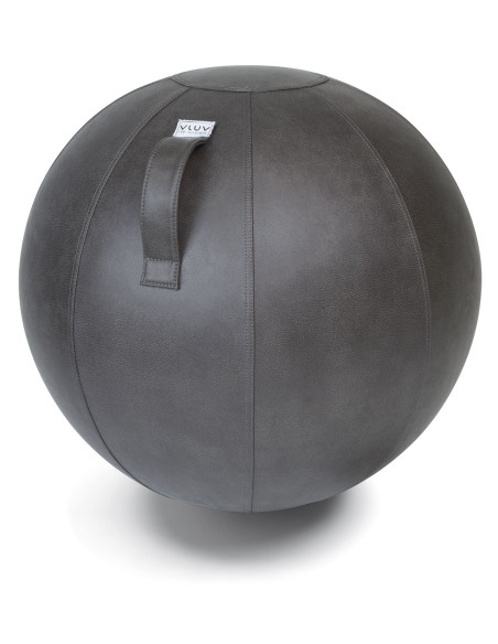 Sedací / jóga míč s potahem umělé kůže VEEL Elephant 60-65cm | VLUV