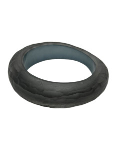 Náramek průsvitný světle šedý, nepravidelný | FRANCINE...