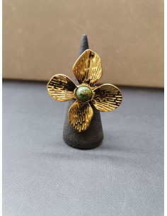 Zlatý prsten ve tvaru kytky | PIOU PIOU
