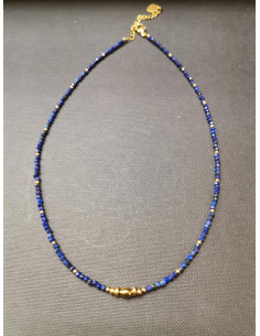 Náhrdelník z modrých korálků Lapis lazuli PIOU PIOU
