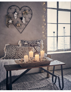 Colored candle Cote Nord 7 x 15cm, ivory | AFFARI - 3 2