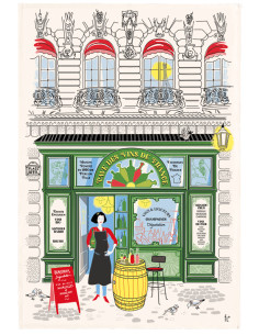 Utěrka s potiskem Facade Caviste | WINKLER - 1