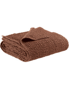 Pléd / přehoz přes postel Tana Tabac 140x200 | VIVARAISE