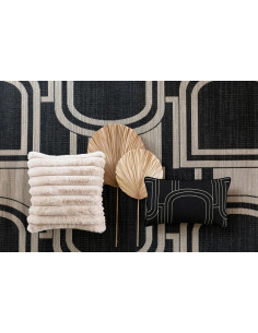 Kožešinový povlak polštáře Alice Lin, 45x45 béžový |... 2