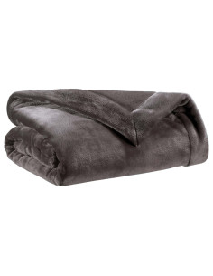 Throw / plaid Tender 150x200, Asphalte | VIVARAISE - 1