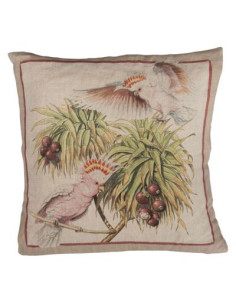 Lněný povlak pro polštář 55x55 Parrot | TESSITURA TOSCANA...
