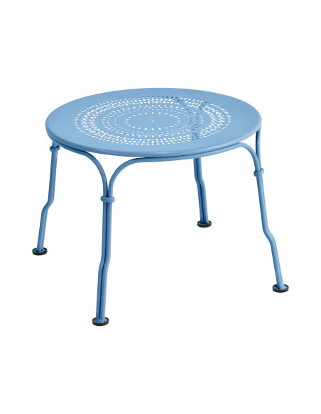 Kovový odkládací stolek 1900| FERMOB-maia blue