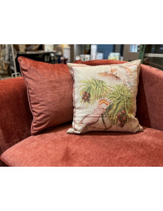 Lněný povlak pro polštář 55x55 Parrot | TESSITURA TOSCANA... 2