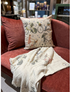 Bavlněný pléd s potiskem Bikers 135x170 | TESSITURA... 2
