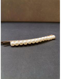 Sponka do vlasů s perlami, jednořadá | PIOU PIOU