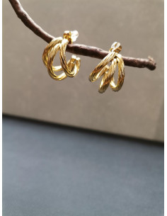 Půlkruhové zdobené náušnice | PIOU PIOU