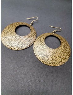 Náušnice s kruhovým ověsem se leopardím vzorem | PIOU PIOU 2