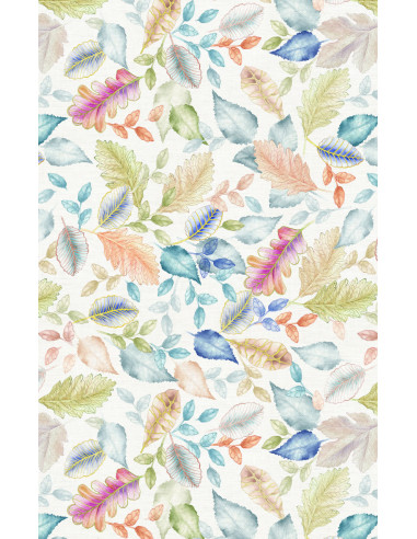 Tablecloth with print Foliage, 160x230 | TESSITURA TOSCANA TELERIE - 2