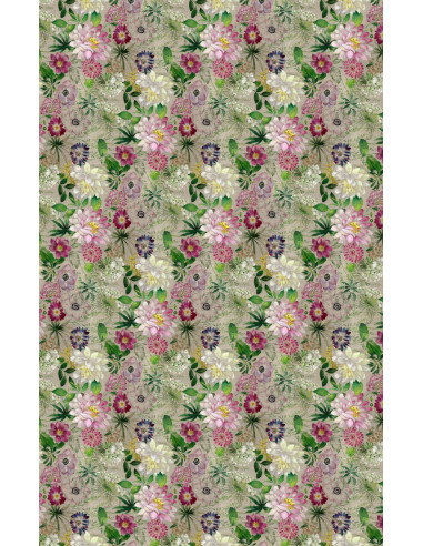 Tablecloth with print La vie en Rose, 140x170 | TESSITURA TOSCANA TELERIE - 2