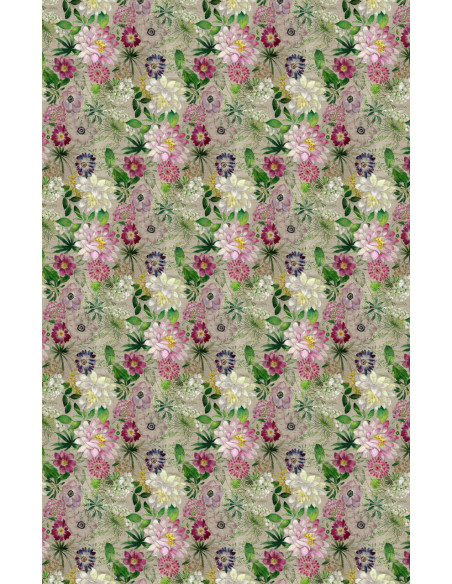 Tablecloth with print La vie en Rose, 140x170 | TESSITURA TOSCANA TELERIE - 2