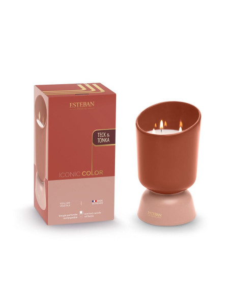 ICONIC COLOR bytový parfém Teck&Tonka, vonná svíčka 700g | ESTEBAN