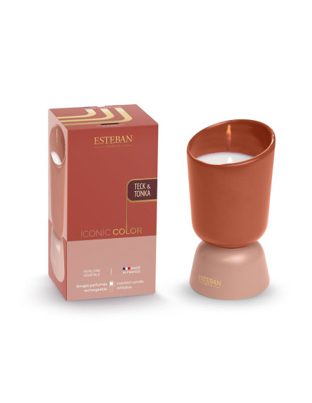 ICONIC COLOR - bytový parfém Teck&Tonka, vonná svíčka 220g | ESTEBAN