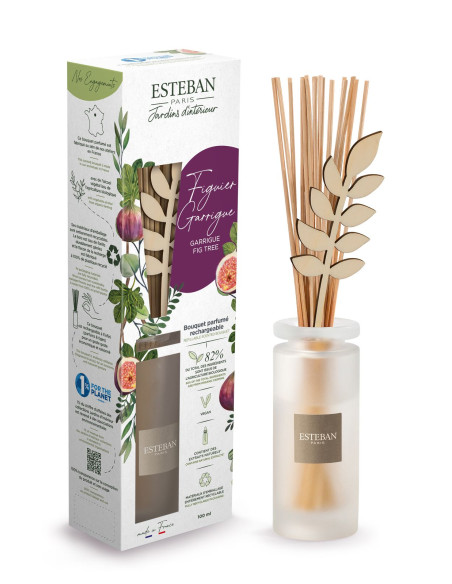 Bytový parfém Garrigue Fig tree, tyčinkový difuzér 100ml | ESTEBAN