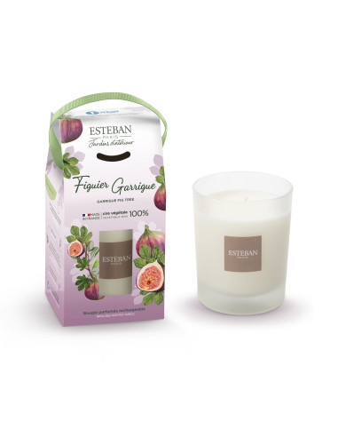 Bytový parfém Garrigue Fig tree, vonná svíčka 180g | ESTEBAN - 1