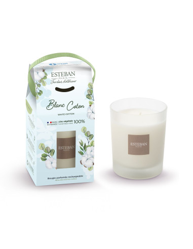 Bílá bavlna - vonná svíčka | ESTEBAN-1