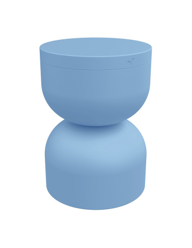 Piapolo metal table/stool with storage space | FERMOB - 41