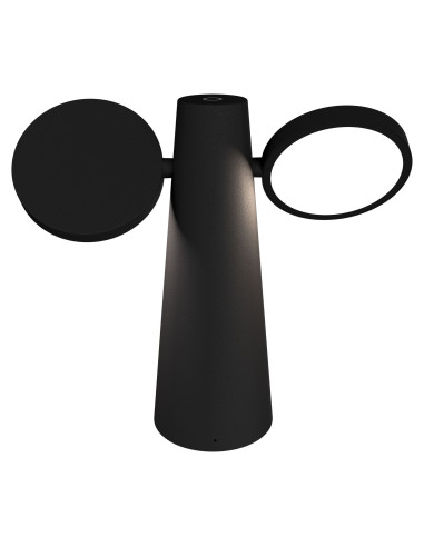 Dobíjecí stolní LED lampa OTO, outdoor / indoor | FERMOB liquorice on