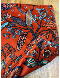 Sametový povlak polštáře 45x45 BIBI orange | THEVENON - 1 2