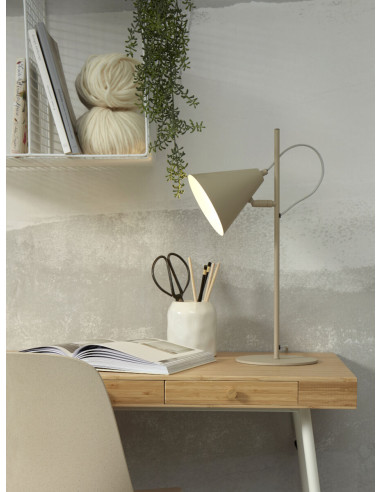 Stolní lampa Lisbon pískově béžová | IT´S ABOUT...
