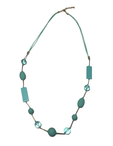 Náhrdelník s ověsy, zelený | LORIANE