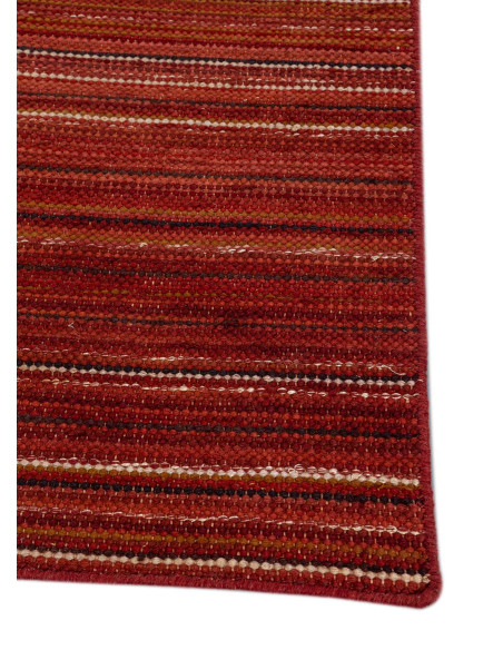 Vlněný koberec Abrash 137x201, červený | JAIPUR RUGS