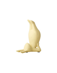 Dekorační figurka - jóga zajíc ve žluté barvě | AFFARI