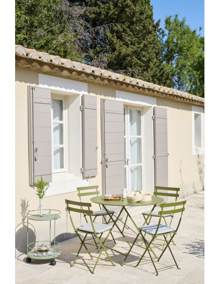 Kovový skládací stůl Bistro 97x57 | FERMOB