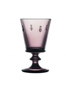 Barevná sklenice na víno Včela, fialová | LA ROCHÈRE-1