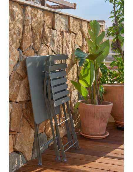 Skládací kovový stůl Bistro 117x77 | FERMOB