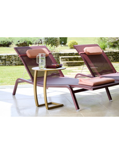 Aluminum low table Alize Offset | FERMOB - 27