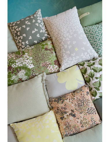 Venkovní polštář Trefle 44x44, Cactus | FERMOB